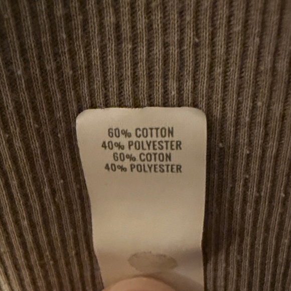 Aerie Khaki Long Sleeve Henley Top. Medium. 19ptp - Picture 4 of 7